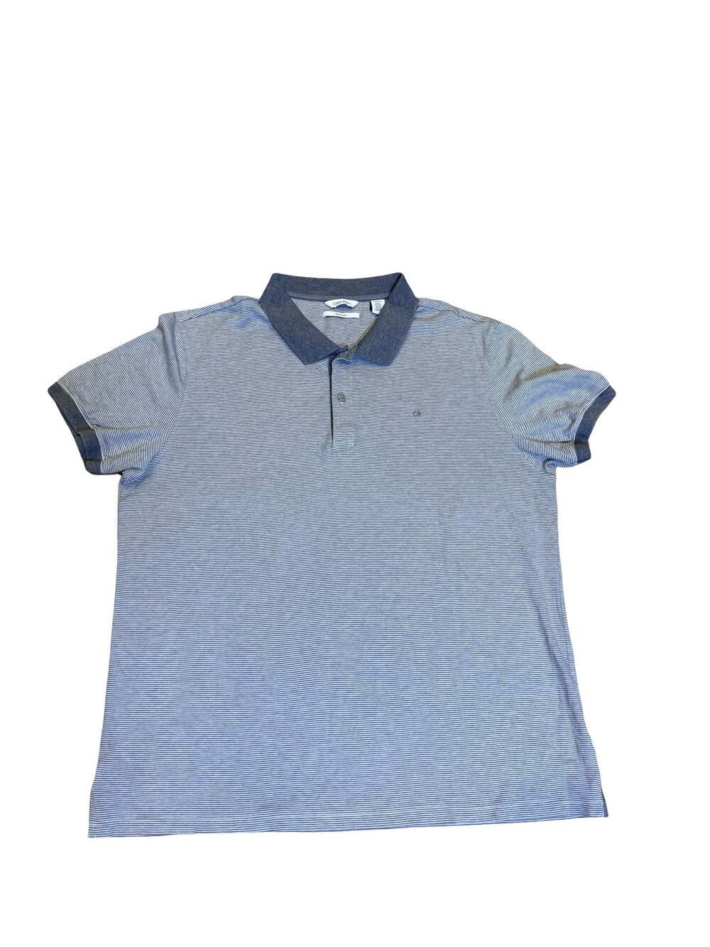 Calvin Klein Men's Liquid Touch Stripe Polo Shirt